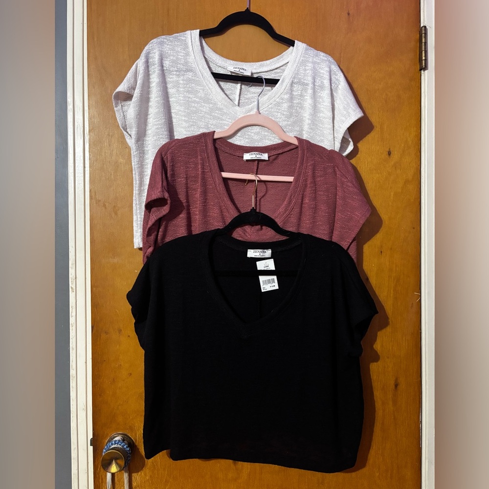 Set of 3 Zenana Tops